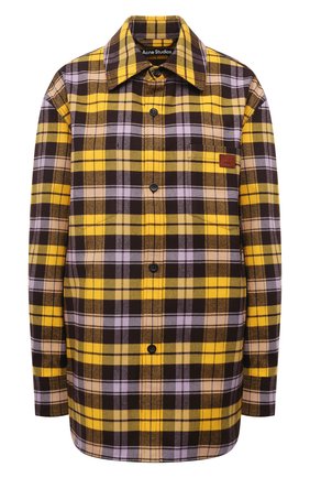 Женская хлопковая рубашка ACNE STUDIOS желтого цвета по цене 31450 руб., арт. CB0027/W | Фото 1 Женская хлопковая рубашка ACNE STUDIOS желтого цвета, арт. CB0027/W | Фото 1