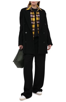 Женская хлопковая рубашка ACNE STUDIOS желтого цвета по цене 31450 руб., арт. CB0027/W | Фото 2 Женская хлопковая рубашка ACNE STUDIOS желтого цвета, арт. CB0027/W | Фото 2
