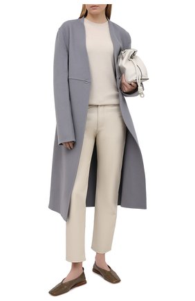 Женский шерстяной пуловер ACNE STUDIOS кремвого цвета по цене 26250 руб., арт. C60025/W | Фото 2 Женский шерстяной пуловер ACNE STUDIOS кремвого цвета, арт. C60025/W | Фото 2