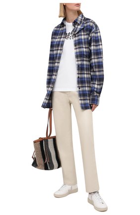 Женская хлопковая футболка DSQUARED2 белого цвета по цене 19800 руб., арт. S80GC0018/S23009 | Фото 2 Женская хлопковая футболка DSQUARED2 белого цвета, арт. S80GC0018/S23009 | Фото 2