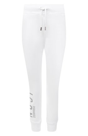 Женские хлопковые джоггеры DSQUARED2 белого цвета по цене 33950 руб., арт. S80KA0009/S25042 | Фото 1 Женские хлопковые джоггеры DSQUARED2 белого цвета, арт. S80KA0009/S25042 | Фото 1