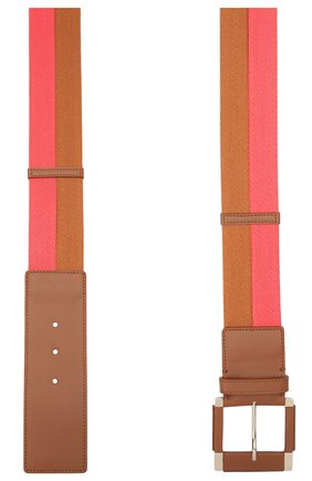 Женский текстильный пояс ribbon LORO PIANA розового цвета, арт. FAL6513 | Фото 2 (Материал: Текстиль; Кросс-КТ: Широкие; Региональные ограничения белый список (Axapta Mercury): RU)