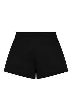 Детские хлопковые шорты MOSCHINO черного цвета по цене 7995 руб., арт. HDQ007/LDA13/10A-14A | Фото 2 Детские хлопковые шорты MOSCHINO черного цвета, арт. HDQ007/LDA13/10A-14A | Фото 2