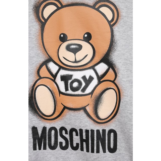 фото Хлопковое худи moschino