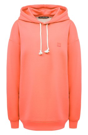 Женский хлопковое худи ACNE STUDIOS розового цвета по цене 31450 руб., арт. CI0065/W | Фото 1 Женский хлопковое худи ACNE STUDIOS розового цвета, арт. CI0065/W | Фото 1