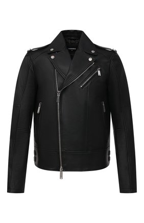 Мужская кожаная куртка DSQUARED2 черного цвета по цене 162500 руб., арт. S74AM1144/SY1491 | Фото 1 Мужская кожаная куртка DSQUARED2 черного цвета, арт. S74AM1144/SY1491 | Фото 1