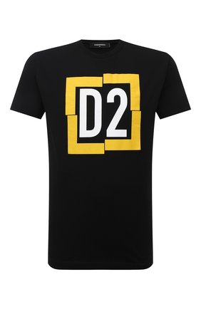 Мужская хлопковая футболка DSQUARED2 черного цвета по цене 20650 руб., арт. S74GD0826/S22427 | Фото 1 Мужская хлопковая футболка DSQUARED2 черного цвета, арт. S74GD0826/S22427 | Фото 1