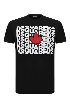 Мужская хлопковая футболка DSQUARED2 черного цвета по цене 20650 руб., арт. S74GD0827/S22427 | Фото 1 Мужская хлопковая футболка DSQUARED2 черного цвета, арт. S74GD0827/S22427 | Фото 1