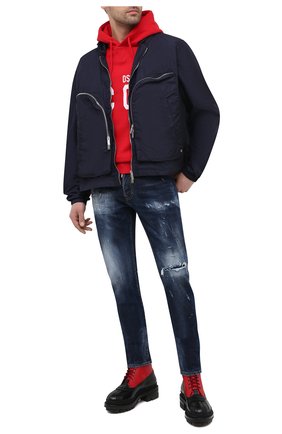 Мужские джинсы DSQUARED2 темно-синего цвета по цене 51850 руб., арт. S74LB0932/S30664 | Фото 2 Мужские джинсы DSQUARED2 темно-синего цвета, арт. S74LB0932/S30664 | Фото 2