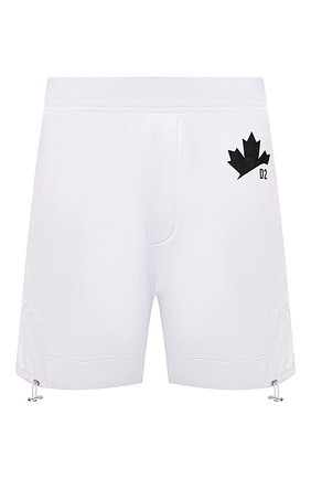Мужские хлопковые шорты DSQUARED2 белого цвета по цене 29950 руб., арт. S74MU0641/S25042 | Фото 1 Мужские хлопковые шорты DSQUARED2 белого цвета, арт. S74MU0641/S25042 | Фото 1