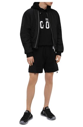 Мужские хлопковые шорты DSQUARED2 черного цвета по цене 29950 руб., арт. S74MU0641/S25042 | Фото 2 Мужские хлопковые шорты DSQUARED2 черного цвета, арт. S74MU0641/S25042 | Фото 2