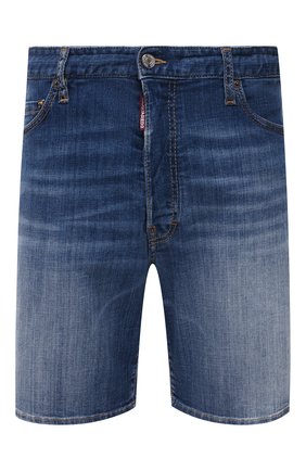 Мужские джинсовые шорты DSQUARED2 темно-синего цвета по цене 29300 руб., арт. S74MU0656/S30342 | Фото 1 Мужские джинсовые шорты DSQUARED2 темно-синего цвета, арт. S74MU0656/S30342 | Фото 1 (Материал внешний: Хлопок, Деним; Стили: Гранж; Принт: Без принта; Кросс-КТ: Деним; Длина Шорты М: До колена)