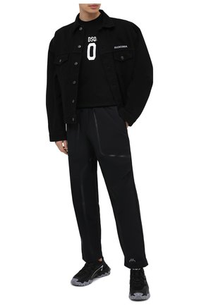 Мужская хлопковая футболка DSQUARED2 черного цвета по цене 18700 руб., арт. S79GC0003/S23009 | Фото 2 Мужская хлопковая футболка DSQUARED2 черного цвета, арт. S79GC0003/S23009 | Фото 2