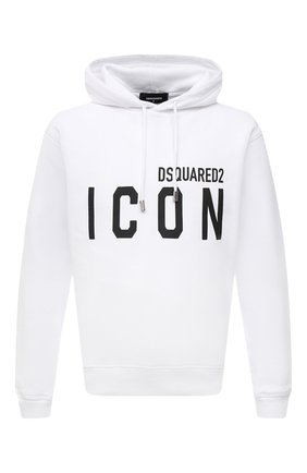 Мужской хлопковое худи DSQUARED2 белого цвета по цене 24800 руб., арт. S79GU0003/S25042 | Фото 1 Мужской хлопковое худи DSQUARED2 белого цвета, арт. S79GU0003/S25042 | Фото 1
