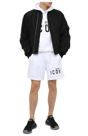 Мужской хлопковое худи DSQUARED2 белого цвета по цене 24800 руб., арт. S79GU0003/S25042 | Фото 2 Мужской хлопковое худи DSQUARED2 белого цвета, арт. S79GU0003/S25042 | Фото 2