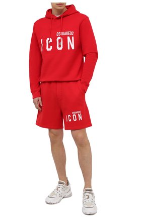 Мужской хлопковое худи DSQUARED2 красного цвета по цене 32100 руб., арт. S79GU0003/S25042 | Фото 2 Мужской хлопковое худи DSQUARED2 красного цвета, арт. S79GU0003/S25042 | Фото 2