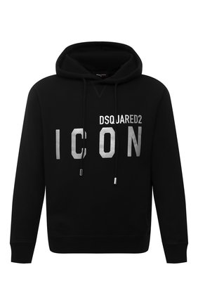 Мужской хлопковое худи DSQUARED2 черного цвета по цене 38800 руб., арт. S79GU0029/S25042 | Фото 1 Мужской хлопковое худи DSQUARED2 черного цвета, арт. S79GU0029/S25042 | Фото 1