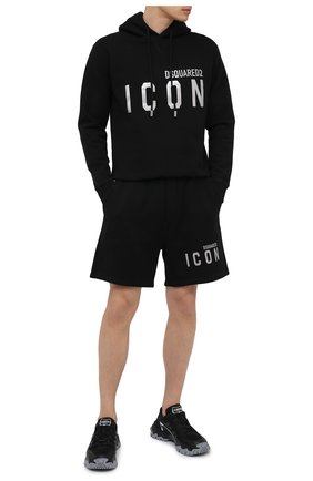 Мужской хлопковое худи DSQUARED2 черного цвета по цене 38800 руб., арт. S79GU0029/S25042 | Фото 2 Мужской хлопковое худи DSQUARED2 черного цвета, арт. S79GU0029/S25042 | Фото 2