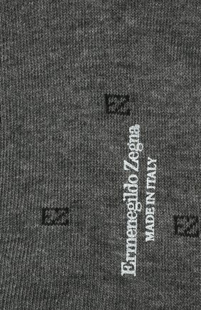 Мужские хлопковые носки ERMENEGILDO ZEGNA серого цвета по цене 2295 руб., арт. N5V023800 | Фото 2 Мужские хлопковые носки ERMENEGILDO ZEGNA серого цвета, арт. N5V023800 | Фото 2