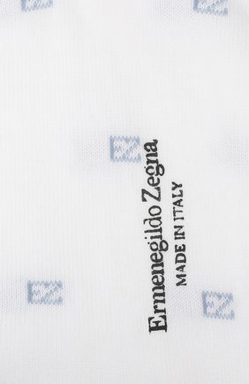 Мужские хлопковые носки ERMENEGILDO ZEGNA белого цвета по цене 2295 руб., арт. N5V023800 | Фото 2 Мужские хлопковые носки ERMENEGILDO ZEGNA белого цвета, арт. N5V023800 | Фото 2