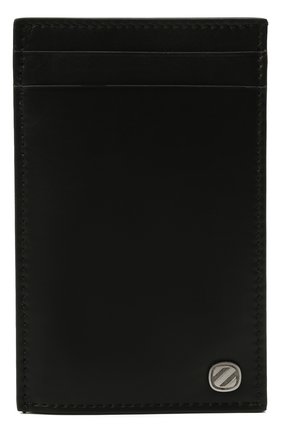Мужской кожаный футляр для кредитных карт ERMENEGILDO ZEGNA черного цвета, арт. E1659W-LHNAC | Фото 1 (Материал: Натуральная кожа)