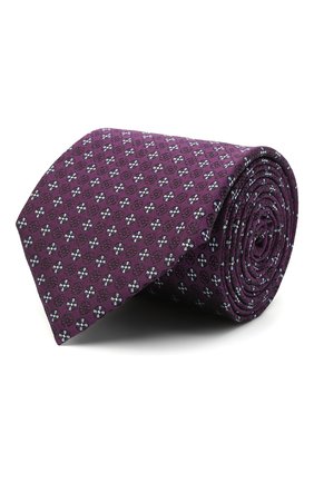 Мужской шелковый галстук ERMENEGILDO ZEGNA фиолетового цвета по цене 17650 руб., арт. Z9D44/100 | Фото 1 Мужской шелковый галстук ERMENEGILDO ZEGNA фиолетового цвета, арт. Z9D44/100 | Фото 1 (Материал: Текстиль, Шелк; Принт: С принтом)