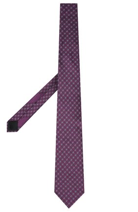 Мужской шелковый галстук ERMENEGILDO ZEGNA фиолетового цвета по цене 17650 руб., арт. Z9D44/100 | Фото 2 Мужской шелковый галстук ERMENEGILDO ZEGNA фиолетового цвета, арт. Z9D44/100 | Фото 2 (Материал: Текстиль, Шелк; Принт: С принтом)