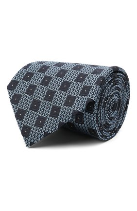 Мужской шелковый галстук ERMENEGILDO ZEGNA синего цвета по цене 19650 руб., арт. Z9D81/1XW | Фото 1 Мужской шелковый галстук ERMENEGILDO ZEGNA синего цвета, арт. Z9D81/1XW | Фото 1 (Материал: Шелк, Текстиль; Принт: С принтом)