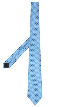Мужской шелковый галстук ERMENEGILDO ZEGNA голубого цвета по цене 17650 руб., арт. Z9E22/100 | Фото 2 Мужской шелковый галстук ERMENEGILDO ZEGNA голубого цвета, арт. Z9E22/100 | Фото 2