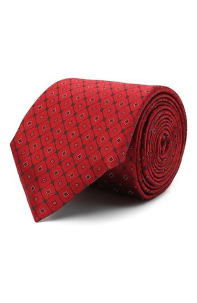 Мужской шелковый галстук ERMENEGILDO ZEGNA красного цвета по цене 19500 руб., арт. Z9E23/100 | Фото 1 Мужской шелковый галстук ERMENEGILDO ZEGNA красного цвета, арт. Z9E23/100 | Фото 1