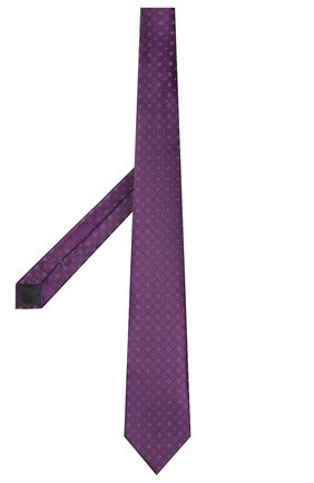 Мужской шелковый галстук ERMENEGILDO ZEGNA фиолетового цвета по цене 17650 руб., арт. Z9E25/100 | Фото 2 Мужской шелковый галстук ERMENEGILDO ZEGNA фиолетового цвета, арт. Z9E25/100 | Фото 2 (Материал: Шелк, Текстиль; Принт: С принтом)