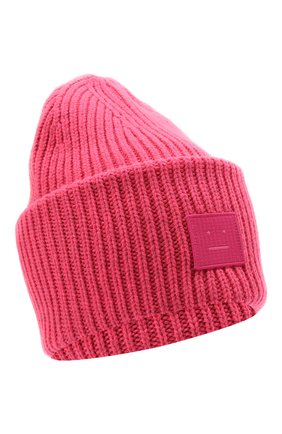 Женская шерстяная шапка ACNE STUDIOS розового цвета по цене 12600 руб., арт. C40140/W | Фото 1 Женская шерстяная шапка ACNE STUDIOS розового цвета, арт. C40140/W | Фото 1