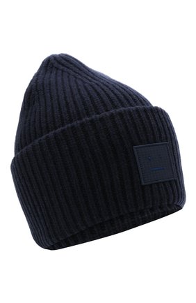 Женская шерстяная шапка ACNE STUDIOS темно-синего цвета по цене 12600 руб., арт. C40135/W | Фото 1 Женская шерстяная шапка ACNE STUDIOS темно-синего цвета, арт. C40135/W | Фото 1