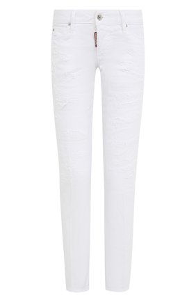 Женские джинсы DSQUARED2 белого цвета по цене 51250 руб., арт. S75LB0434/STN833 | Фото 1 Женские джинсы DSQUARED2 белого цвета, арт. S75LB0434/STN833 | Фото 1