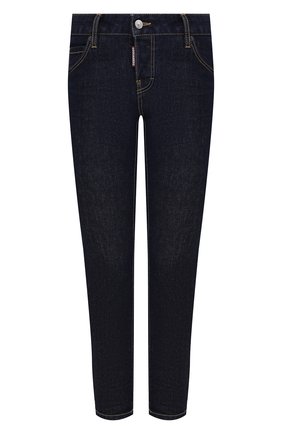 Женские джинсы DSQUARED2 темно-синего цвета по цене 33950 руб., арт. S80LA0018/S30595 | Фото 1 Женские джинсы DSQUARED2 темно-синего цвета, арт. S80LA0018/S30595 | Фото 1