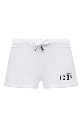 Женские хлопковые шорты DSQUARED2 белого цвета по цене 22950 руб., арт. S80MU0007/S25042 | Фото 1 Женские хлопковые шорты DSQUARED2 белого цвета, арт. S80MU0007/S25042 | Фото 1