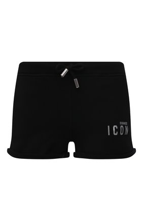 Женские хлопковые шорты DSQUARED2 черного цвета по цене 26050 руб., арт. S80MU0012/S25042 | Фото 1 Женские хлопковые шорты DSQUARED2 черного цвета, арт. S80MU0012/S25042 | Фото 1