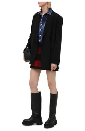 Женская джинсовая куртка DSQUARED2 синего цвета по цене 61750 руб., арт. S75AM0822/S30342 | Фото 2 Женская джинсовая куртка DSQUARED2 синего цвета, арт. S75AM0822/S30342 | Фото 2