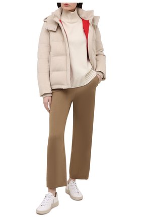 Женские брюки LORO PIANA коричневого цвета по цене 207000 руб., арт. FAL5217 | Фото 2 Женские брюки LORO PIANA коричневого цвета, арт. FAL5217 | Фото 2