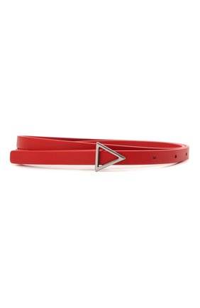 Женский кожаный ремень BOTTEGA VENETA красного цвета по цене 21750 руб., арт. 619759/VMAU1 | Фото 1 Женский кожаный ремень BOTTEGA VENETA красного цвета, арт. 619759/VMAU1 | Фото 1 (Материал: Кожа)