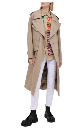 Женская хлопковая рубашка DSQUARED2 разноцветного цвета по цене 48150 руб., арт. S75DL0756/S36275 | Фото 2 Женская хлопковая рубашка DSQUARED2 разноцветного цвета, арт. S75DL0756/S36275 | Фото 2