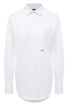 Женская хлопковая рубашка DSQUARED2 белого цвета по цене 33400 руб., арт. S75DL0759/S36275 | Фото 1 Женская хлопковая рубашка DSQUARED2 белого цвета, арт. S75DL0759/S36275 | Фото 1