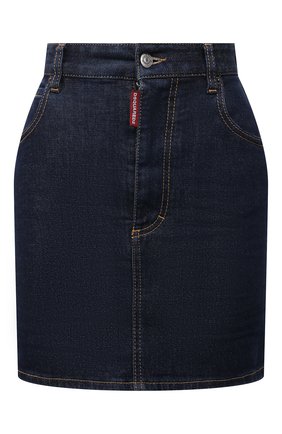 Женская джинсовая юбка DSQUARED2 синего цвета по цене 24050 руб., арт. S75MA0791/S30595 | Фото 1 Женская джинсовая юбка DSQUARED2 синего цвета, арт. S75MA0791/S30595 | Фото 1