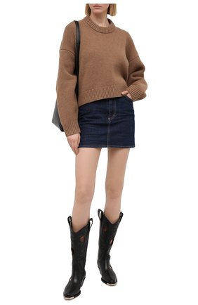 Женская джинсовая юбка DSQUARED2 синего цвета по цене 24050 руб., арт. S75MA0791/S30595 | Фото 2 Женская джинсовая юбка DSQUARED2 синего цвета, арт. S75MA0791/S30595 | Фото 2