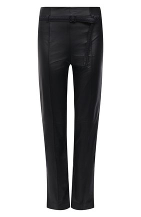 Женские кожаные брюки LORO PIANA темно-синего цвета по цене 512500 руб., арт. FAL5454 | Фото 1 Женские кожаные брюки LORO PIANA темно-синего цвета, арт. FAL5454 | Фото 1