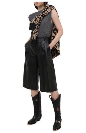 Женский хлопковый топ ALICE + OLIVIA серого цвета по цене 22650 руб., арт. CC010W13013 | Фото 2 Женский хлопковый топ ALICE + OLIVIA серого цвета, арт. CC010W13013 | Фото 2