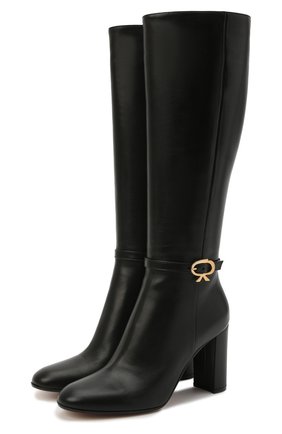 Женские кожаные сапоги ribbon GIANVITO ROSSI черного цвета по цене 124000 руб., арт. G80351.85RIC.NGLNER0 | Фото 1 Женские кожаные сапоги ribbon GIANVITO ROSSI черного цвета, арт. G80351.85RIC.NGLNER0 | Фото 1