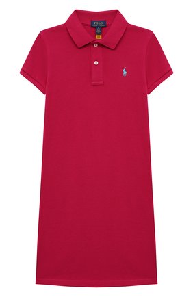 Детское хлопковое платье POLO RALPH LAUREN фуксия цвета по цене 7985 руб., арт. 313812021 | Фото 1 Детское хлопковое платье POLO RALPH LAUREN фуксия цвета, арт. 313812021 | Фото 1