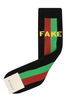 Детские хлопковые носки GUCCI черного цвета по цене 6300 руб., арт. 645953/4K428 | Фото 1 Детские хлопковые носки GUCCI черного цвета, арт. 645953/4K428 | Фото 1