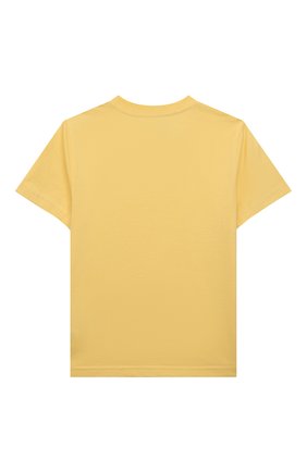 Детская хлопковая футболка RALPH LAUREN желтого цвета, арт. 322832904 | Фото 2 (Материал внешний: Хлопок; Рукава: Короткие; Региональные ограничения белый список (Axapta Mercury): RU; Ростовка одежда: 5 лет | 110 см, 6 лет | 116 см, 7 лет | 122 см)